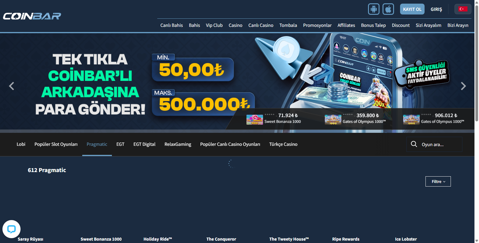 Coinbar Spor Oyunları